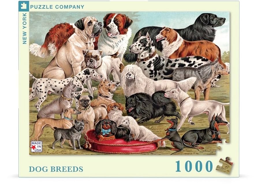 Amazon.co.jp: New York Puzzle Company ヴィンテージイメージ犬
